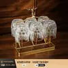 Conjunto de Copo e Decantador para Whisky, Copos para Destilados e Licores, Vidro de Cristal, Linha Premium de Taças de Cristal, Jarra de Vinho