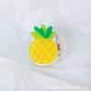 Versión coreana de la pinza para el cabello de frutas de dibujos animados para niños, pequeña pinza para el cabello que no daña, linda pinza para el cabello de niña, pinza para el cabello de bebé