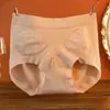 Pantalones interiores populares de cintura media ajustados a la cadera para mujer 2026, entrepierna de algodón puro, antibacterianos, transpirables, cómodos, sin costuras, nuevos calzones para mujer