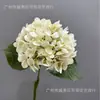 Hortensias Francesas Simuladas Serie Blanca Flores Artificiales Decoración de Salón de Bodas Forma de Bola Adornos para Hotel Flores Falsas de Tallo Único