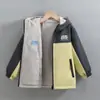Chaqueta de Forro Polar Reversible para Niños Otoño e Invierno Estilo Nuevo 2026 Cortavientos Infantil Top para Primavera y Otoño para Niños Medianos y Grandes Ropa Reversible