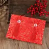 Boda 60,000-100,000 Sobres Rojos Grandes para Recién Casados, Festivos Sobres Rojos de Tela Estilo Chino, Hebilla de Seguridad Estilo Chino, Paquete Mayorista de 10,000 Yuanes
