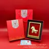 Enfeites de Mesa Fique Rico Logo, Enfeites Dourados, A Riqueza Chega em Abundância, Fique Rico Imediatamente, Molduras de Foto para Decoração de Casa, Pequenos Presentes no Atacado