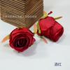 Simulação pintura a óleo cabeça de rosa núcleo de botão flor de rosa decoração de parede de rosa segurando chapéu de flor fazendo guirlanda faça você mesmo