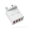 Multi-Port carregador de telefone móvel Regulamentos europeus e americanos Britânico quatro U-port cabeça de carregamento PD10W + 3usb2A cabeça de carregamento rápido