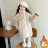 Ropa de Abrigo de Piel para Niños Otoño e Invierno Nuevo Todo en Uno de Piel Ropa de Abrigo de Piel Sintética Tipo Visón de Longitud Media para Niñas Niña Pequeña