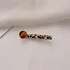 Nuevo Pasador de Corazón con Estampado de Leopardo para Niñas, Pinza de Pato de Alta Gama, Para Mechones Laterales, Flequillo, Pinza Lateral, Pasador, Accesorios para el Cabello al por Mayor