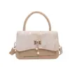 Bolsa moderna estilo coreano, bolsa feminina estampada fresca e de grande capacidade, nova moda outono 2026 bolsa transversal casual popular