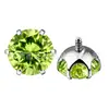 Jiangtai F136 titanio rosca interna seis puntas fondo redondo 5A circón cabeza de joyería G23 aleación de titanio cuerpo joyería para piercing al por mayor