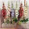 Nuevo Single Delphinium Boda Hotel Auditorio Guía de Carretera Floral Hogar Decoración Suave Flor Falsa Jacinto Arreglo Floral