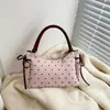 Bolsa de outono estilosa para mulheres, nova bolsa estilo balde com bolinhas da moda coreana 2026, bolsa transversal versátil