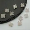 Item popular de comércio exterior: Pingente Cruz de Pedra Natural Quartzo Rosa Ágata 10mm com Furo Passante para Fazer Joias DIY