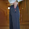 Pantalones Rectos Ajustados de Otoño 2025 Anti-Arrugas Caída Casuales Versátiles para Hombre Pantalones Largos de Negocios Sueltos Tendencia para Hombre