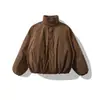 Ropa Vintage Yidao 2026 Invierno Nuevo Japonés Corte Holgado Ropa de Trabajo Chaqueta de Algodón para Hombres y Mujeres Retro Cuello Alto Chaqueta Acolchada Cálida
