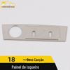 Adequado para painel de isqueiro de 18 músicas lantejoulas música controle central isqueiro cinzeiro capas decorativas adesivos acessórios internos