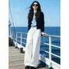 Conjunto de Ropa Estilo Coreano de Principios de Primavera 2026 Moda Elegante Aspecto de Alta Gama, Conjunto de Dos Piezas Superior Muy Hermoso y Único