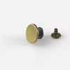 Rebite Redondo de Ombro Fundido com Cabeça Plana de 14,5 mm, Acessórios de Ferragens Decorativos em Forma de I