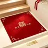 Decoração de Casamento Vermelho Personagem Feliz Tapete Descartável Decoração de Escada Tapete de Chão Guia de Caminho Cena Flor Suprimentos de Casamento