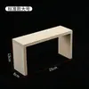 Soporte de Exhibición de Joyería Almacenamiento de Cajas Sorpresa Estante de Madera con Niveles para Figuras de Muñecos Vitrina Exhibidora Costura de Microfibra