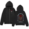 Sudadera de Moda de Diseño Simple con Estampado de Rosa Agrietada con Cremallera Sudadera Casual Holgada Chaqueta Cárdigan