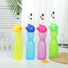 Cross-border criativo descartável PET cor fosca garrafa dos desenhos animados animal tubarão forma palha copo de suco de bebida fria