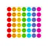 Pegatinas de caritas sonrientes transfronterizas maestras de kínder dedicadas niños de primaria pegatinas para bebés accesorios de actividad pegatinas de recompensa impermeables