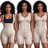 Moldeador Corporal de Una Pieza de Comercio Exterior para Mujer, Moldeador de Una Pieza con Soporte Fuerte para Abdomen y Glúteos, Tallas Grandes para Esculpir y Dar Forma al Cuerpo, Encaje