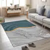Suministro Directo de Fábrica Alfombra Geométrica para Sala de Estar Nórdica Alfombra de Piso para Dormitorio Mesa de Café Vestidor Baño Felpudo Venta al por Mayor
