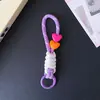 Cordón para Teléfono Color Dopamina Llavero de Cámara Correa de Muñeca Anti-Pérdida Cuerda para Bolsa de Botella de Agua Cordón Corto Tejido
