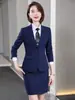 Traje Profesional Femenino Temperamento Capaz Entrevista de Trabajo Oficina Traje de Otoño Vestido Ventas Negocios Ropa de Trabajo