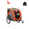 Remolque para Ciclismo al Aire Libre Padre-Hijo Bicicleta de Montaña Remolque Infantil Montado en la Parte Trasera Cubo Remolque para Mascotas Gato y Perro Carrito de Empuje y Tracción