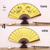 Em estoque atacado estilo chinês dança estilo antigo Hanfu seda ventilador clássico 8 polegadas masculino fã publicidade dobrável fábrica de ventilador direto