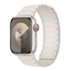 Adequado para Pulseira de Apple Watch S10, Silicone Blindado de Três Contas Magnético Forte Pulseira Iwatch11