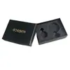 Caja de embalaje para reloj de bolsillo negro tinta con patrón de diamantes, tapa exquisita, caja para reloj de bolsillo, impresión de muestra, caja de embalaje para regalo, lote