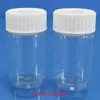 Botella Plástica PET Transparente de 50ML Tapa de Seguridad para Niños Tapas Suaves Botella Botella de Plástico Gomitas de Vitamina C