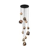 1. Especialmente diseñado para escaleras dúplex de estilo cubo de hielo transfronterizo, candelabro de 10 escalones, lámpara de techo estilo grafiti, candelabro grande, sala de estar tipo loft con techos altos