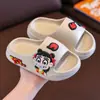 Chinelos infantis Nezha para meninas e meninos, novo design de desenho animado de verão, adequados para banho, uso em casa, banheiro, antiderrapantes, super macios para bebês