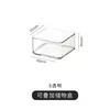 Divisor de Cajón Caja de Almacenamiento Acrílico Cocina Palillos y Cubiertos Almacenamiento Rectangular Transparente Caja Organizadora