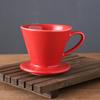 Cafetera de Cerámica Creativa para Café Preparado a Mano Taza de Té Embudo de Goteo Cónico de Seis Agujeros Se Puede Personalizar con Logo Filtro sin Filtro
