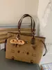 Bolsa Casual Grande Capacidade Estilo Retrô Transfronteiriça para Mulheres Nova Moda Outono e Inverno 2025 Bolsa de Ombro Tote