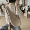 Cárdigan de punto con cuello en V estilo japonés para mujer, nuevo diseño de primavera/otoño, corte holgado, efecto adelgazante, top tipo chaleco simple y casual