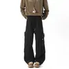 Pantalones de hombre altos de longitud extendida, pantalones casuales de otoño, pantalones de trabajo para exteriores, pantalones de senderismo, corte slim para hombres altos