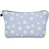 Venta Caliente Transfronteriza Amazon Lona Impermeable Impresa Bolsa de Cosméticos para Mujer Bolsa de Artículos de Tocador de Viaje Accesorios Almacenamiento