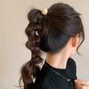 Marrom Bubble Braid Cabelo Trança Artefato Cabeça Corda Cabelo Feminino Laço Telefone Linha Anel de Cabelo Elegante Rabo de Cavalo Corda de Cabelo Tendão de Borracha Acessórios para o Cabelo