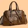 Bolsa Feminina Popular Transfronteiriça Grande Capacidade Novo Modelo 2025 Bolsa para Mãe Ombro Transversal Versátil