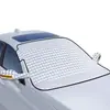 Parasol para Coche, Aislamiento Térmico para Ventana, Protección Frontal contra Hielo y Nieve, Cubierta Magnética de Invierno Antihielo, Cubierta de Nieve