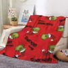 Manta de coral DIY transfronteriza pelo verde Grinch manta de borde extraño manta de siesta manta de aire acondicionado regalo una generación de pelo