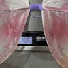 Regalo del Día del Niño: Vestido de princesa para niña pequeña con alas de mariposa para actuación F402 alas
