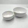 Suministro de fábrica de cuencos redondos hondos de melamina imitación porcelana, cuencos para arroz de hotel anticaída, cuencos para gachas, vajilla, cuencos redondos para arroz al por mayor