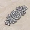 970 aplique de pedrería exquisito parche adhesivo cinturón de novia vestido de novia cinturón de pedrería de perlas de lujo